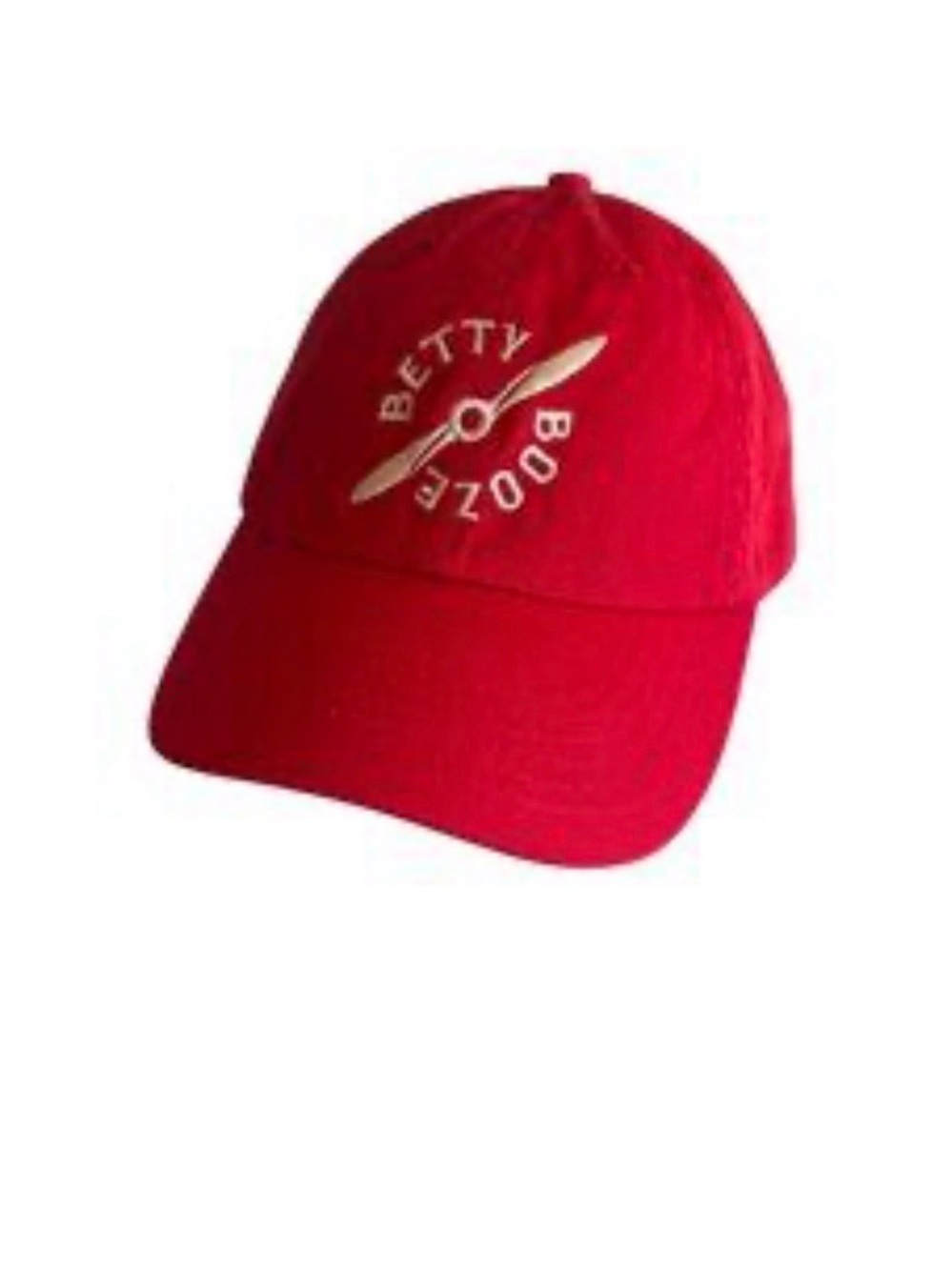Betty Booze Red Baseball Cap NWOT
